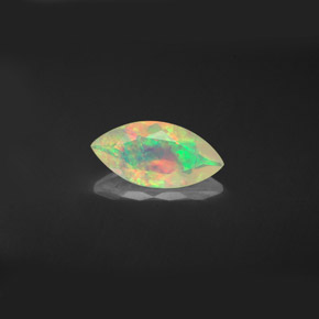 0,86 ctw natürlicher mehrfarbiger Opal, Marquise, Transparent