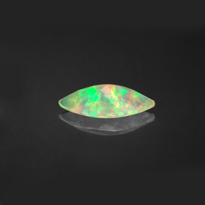 0,86 ctw natürlicher mehrfarbiger Opal, Marquise, Transparent