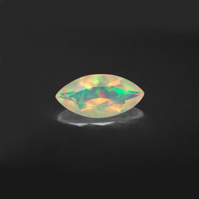 0,95 ctw natürlicher mehrfarbiger Opal, Marquise, Transparent