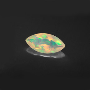 0,95 ctw natürlicher mehrfarbiger Opal, Marquise, Transparent