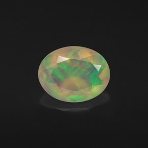 9,17 ctw natürlicher Mehrfarbig Opal, Oval Schliff, Transparent