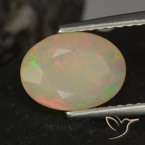 9,17 ctw natürlicher Mehrfarbig Opal, Oval, Lichtdurchlässig