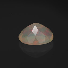 1,30 ctw natürlicher mehrfarbiger Opal, Transparent, Transparent / Lichtdurchlässig