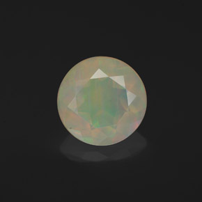 1,25 ctw natürlicher mehrfarbiger Opal, Transparent, Transparent / Lichtdurchlässig