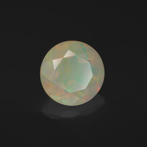1,25 ctw natürlicher mehrfarbiger Opal, Transparent, Transparent / Lichtdurchlässig