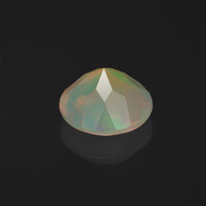 1,25 ctw natürlicher mehrfarbiger Opal, Transparent, Transparent / Lichtdurchlässig