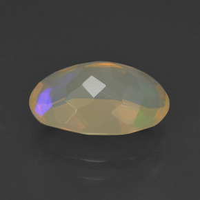 1,83 ctw natürlicher mehrfarbiger Opal, Oval Schliff, Transparent