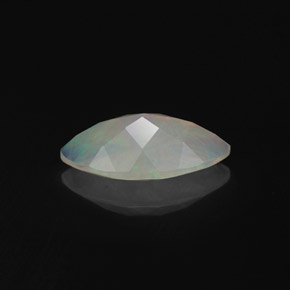 1,18 ctw natürlicher mehrfarbiger Opal, Transparent, Transparent / Lichtdurchlässig