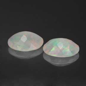  ct natürliche mehrfarbiger Opal-Edelsteine, Transparent, Transparent / Lichtdurchlässig
