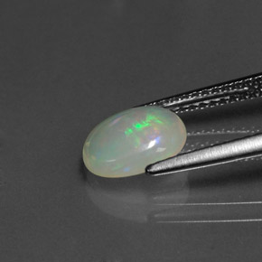 0,96 ctw natürlicher mehrfarbiger Opal, Transparent, Transparent / Lichtdurchlässig