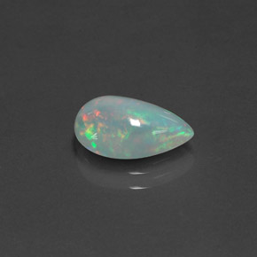 1,37 ctw natürlicher mehrfarbiger Opal, Transparent, Transparent / Lichtdurchlässig