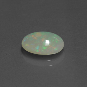 1,62 ctw natürlicher mehrfarbiger Opal, Transparent, Transparent / Lichtdurchlässig