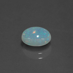 1,14 ctw natürlicher mehrfarbiger Opal, Oval Schliff, Transparent