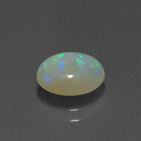 0,76 ctw natürlicher mehrfarbiger Opal, Transparent, Transparent / Lichtdurchlässig