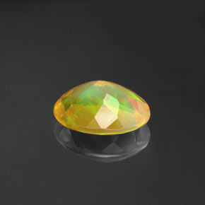 1,30 ctw natürlicher mehrfarbiger Opal, Transparent, Transparent / Lichtdurchlässig