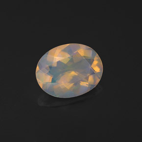 0,97 ctw natürlicher mehrfarbiger Opal, Transparent, Transparent / Lichtdurchlässig