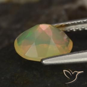 9,17 ctw natürlicher Mehrfarbig Opal, Oval, Transparent
