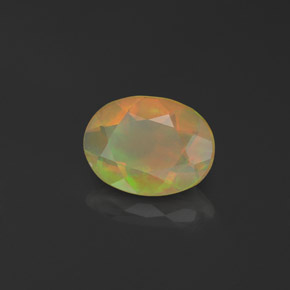 0,76 ctw natürlicher mehrfarbiger Opal, Transparent, Transparent / Lichtdurchlässig