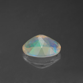 0,83 ctw natürlicher mehrfarbiger Opal, Transparent, Transparent / Lichtdurchlässig