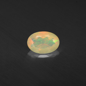 0,41 ctw natürlicher mehrfarbiger Opal, Transparent, Transparent / Lichtdurchlässig