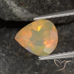 9,17 ctw natürlicher Mehrfarbig Opal, Birnenform, Transparent