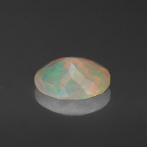 1,42 ctw natürlicher mehrfarbiger Opal, Transparent, Transparent / Lichtdurchlässig