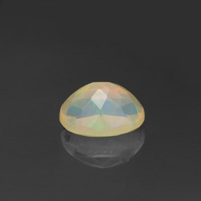 0,96 ctw natürlicher mehrfarbiger Opal, Transparent, Transparent / Lichtdurchlässig
