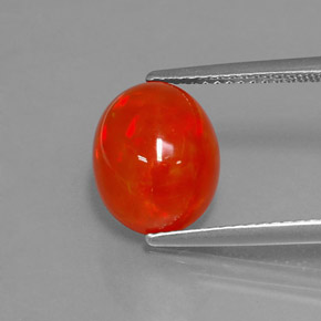 2,95 ctw natürlicher mehrfarbiger Opal, Transparent, Transparent / Lichtdurchlässig