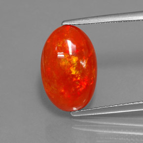 3,07 ctw natürlicher mehrfarbiger Opal, Transparent, Transparent / Lichtdurchlässig