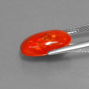 3,07 ctw natürlicher mehrfarbiger Opal, Transparent, Transparent / Lichtdurchlässig