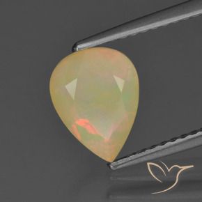 9,17 ctw natürlicher Mehrfarbig Opal, Birnenform, Lichtdurchlässig