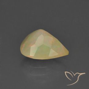 9,17 ctw natürlicher Mehrfarbig Opal, Birnenform, Lichtdurchlässig