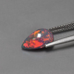 9,17 ctw natürlicher Mehrfarbig Opal, Birnenform, Lichtundurchlässig