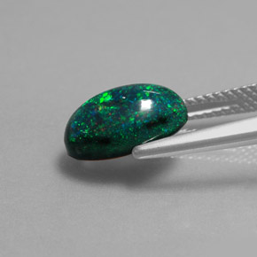 9,17 ctw natürlicher Mehrfarbig Opal, Oval Schliff, Lichtundurchlässig