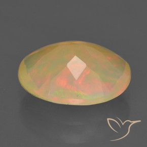 9,17 ctw natürlicher Mehrfarbig Opal, Oval, Lichtdurchlässig