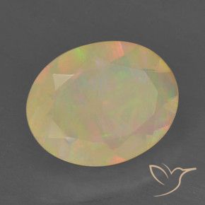 9,17 ctw natürlicher Mehrfarbig Opal, Oval, Lichtdurchlässig