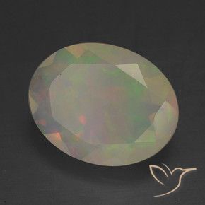 9,17 ctw natürlicher Mehrfarbig Opal, Oval, Lichtdurchlässig