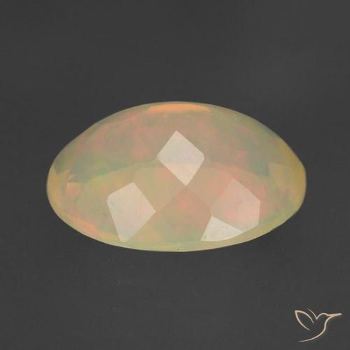9,17 ctw natürlicher Mehrfarbig Opal, Oval, Transparent
