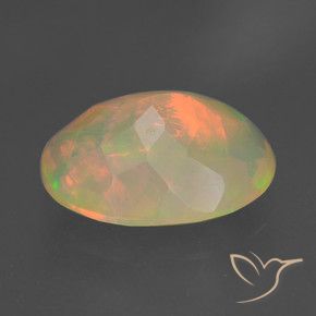 9,17 ctw natürlicher Mehrfarbig Opal, Oval, Transparent