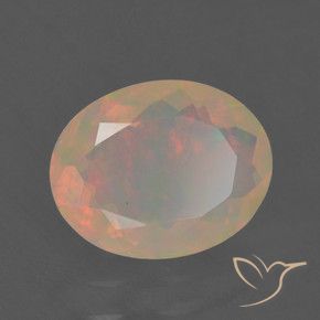 9,17 ctw natürlicher Mehrfarbig Opal, Oval, Lichtdurchlässig