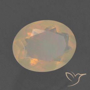 9,17 ctw natürlicher Mehrfarbig Opal, Oval, Lichtdurchlässig