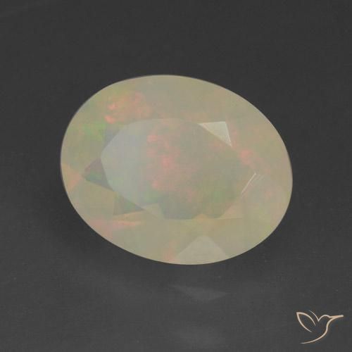 9,17 ctw natürlicher Mehrfarbig Opal, Oval, Lichtdurchlässig