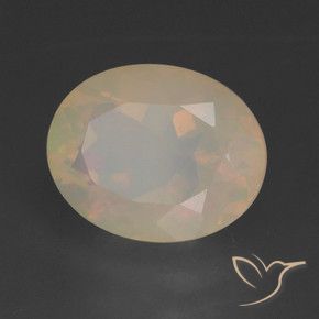 9,17 ctw natürlicher Mehrfarbig Opal, Oval, Lichtdurchlässig