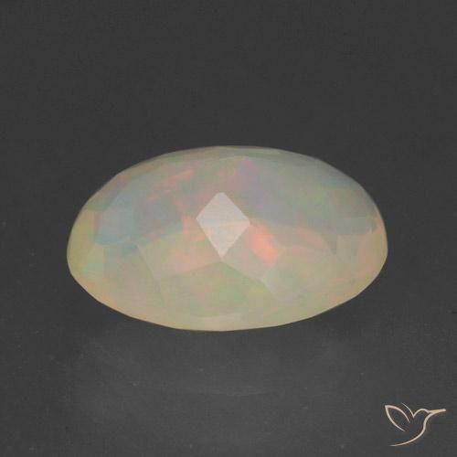 9,17 ctw natürlicher Mehrfarbig Opal, Oval, Transparent