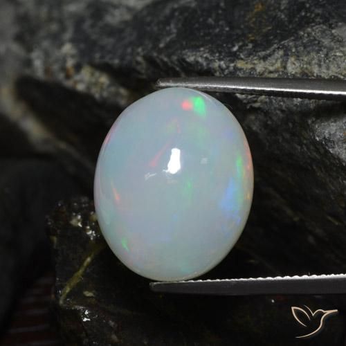 9,17 ctw natürlicher Mehrfarbig Opal, Oval, Lichtdurchlässig