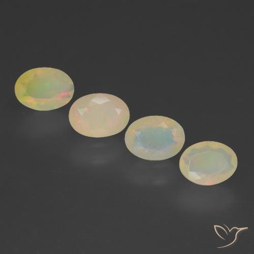 1.81ctw Natürlicher Mehrfarbig Opal, Oval, Transparent