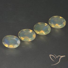 1.31 ct natürliche Mehrfarbig Opal-Edelsteine, Oval, Transparent