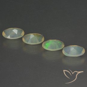 1.31 ct natürliche Mehrfarbig Opal-Edelsteine, Oval, Transparent
