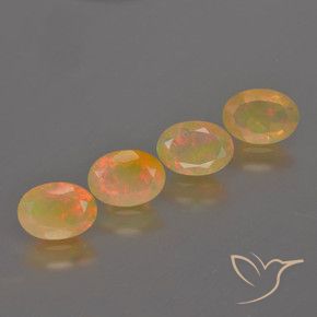 1.83 ct natürliche Mehrfarbig Opal-Edelsteine, Oval, Lichtdurchlässig
