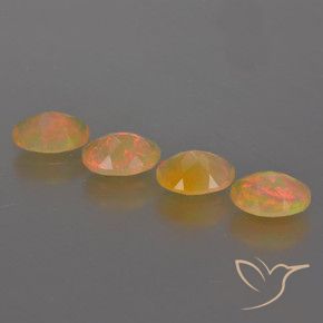 1.83 ct natürliche Mehrfarbig Opal-Edelsteine, Oval, Lichtdurchlässig